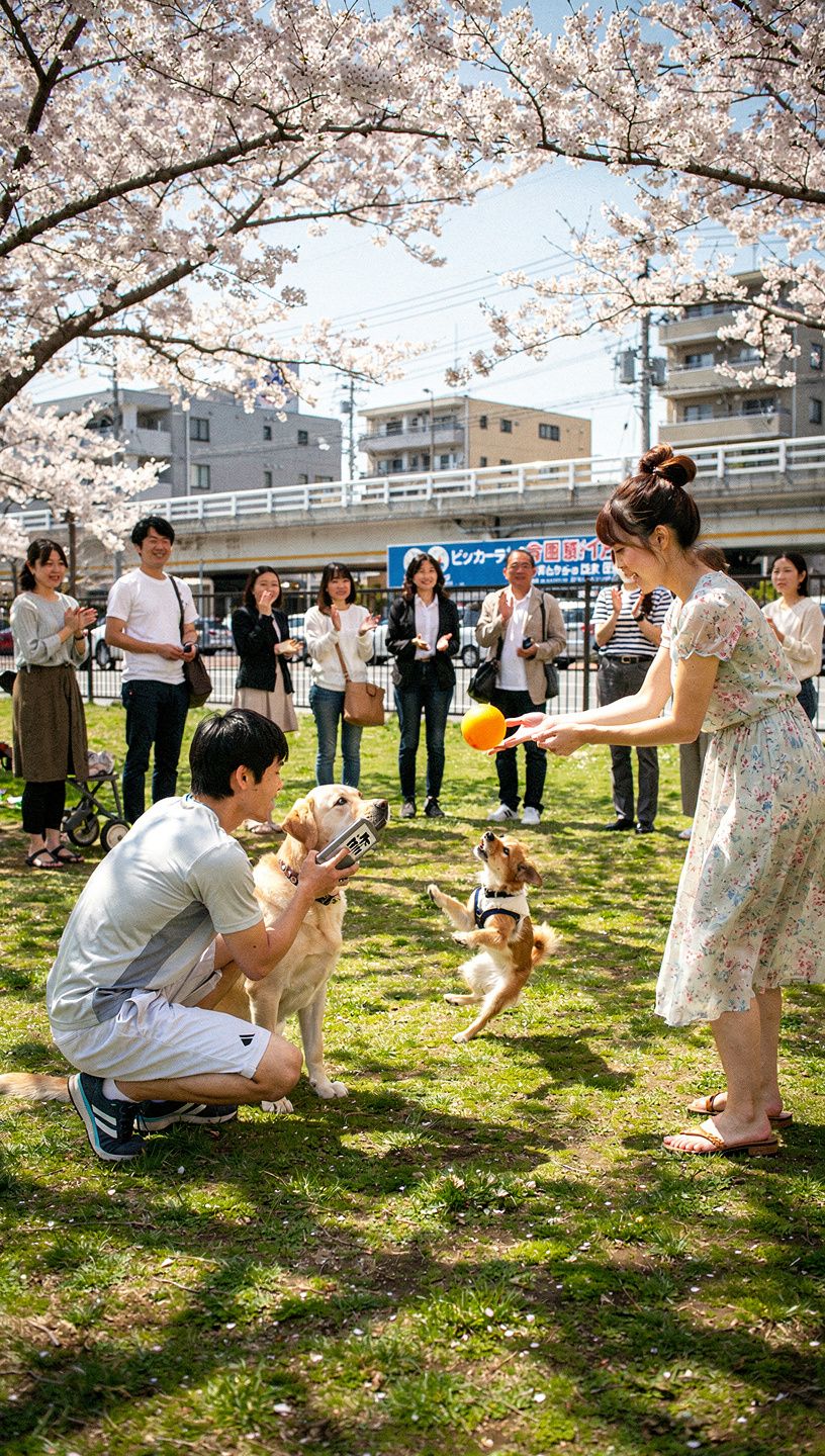 ペット用のおやつを選んでいる飼い主の手元の写真